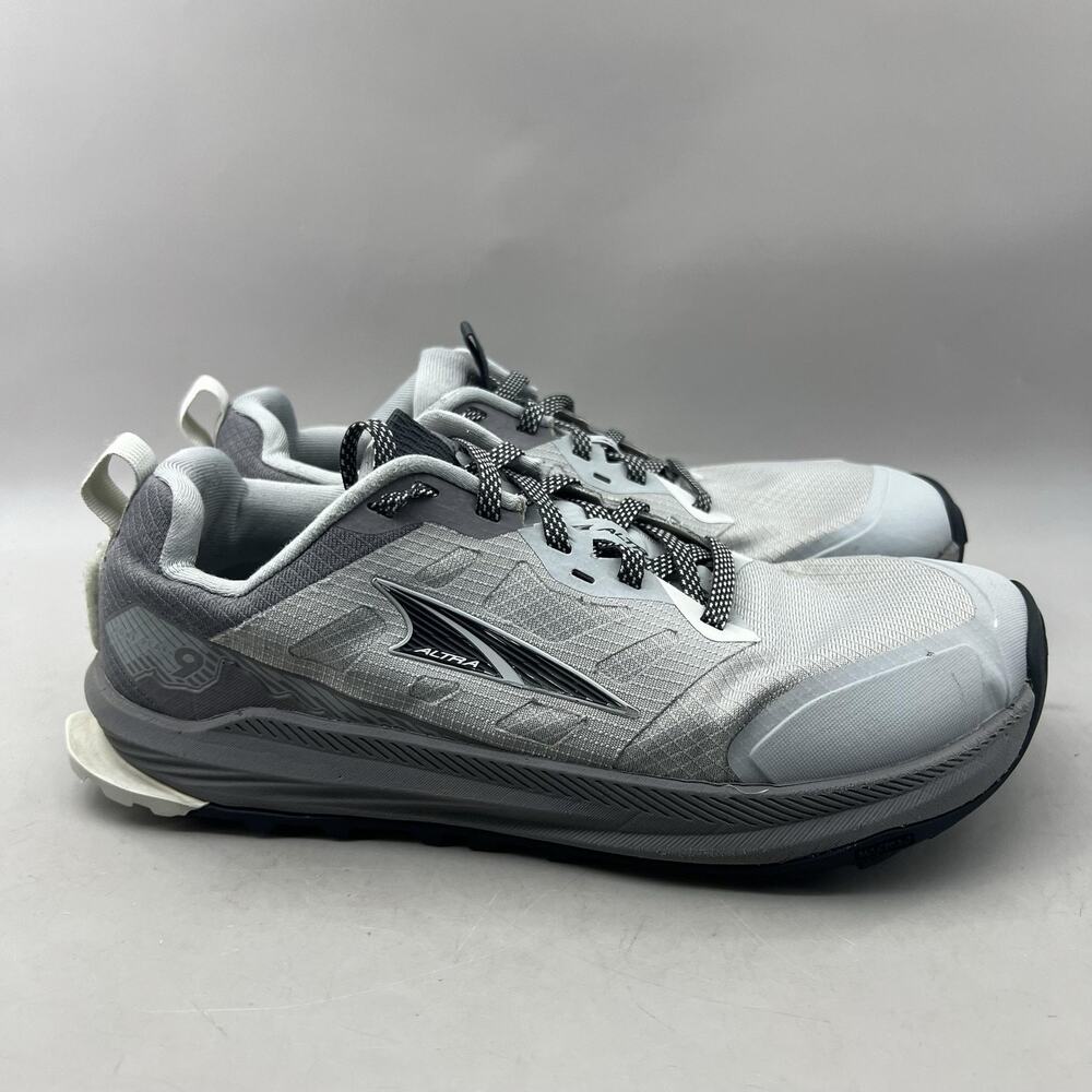 Altra Lone Peak 9 Trail Running Shoes Men Size 8 Gray Mesh Comfort Low Sneakers